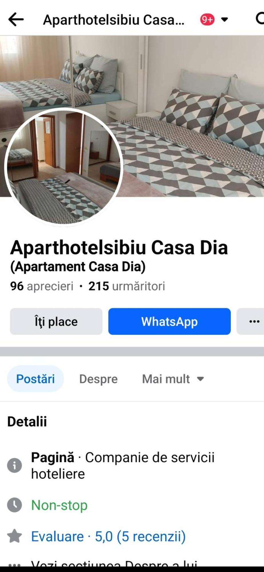 Apartament Casa Dia 1 Nagyszeben Kültér fotó